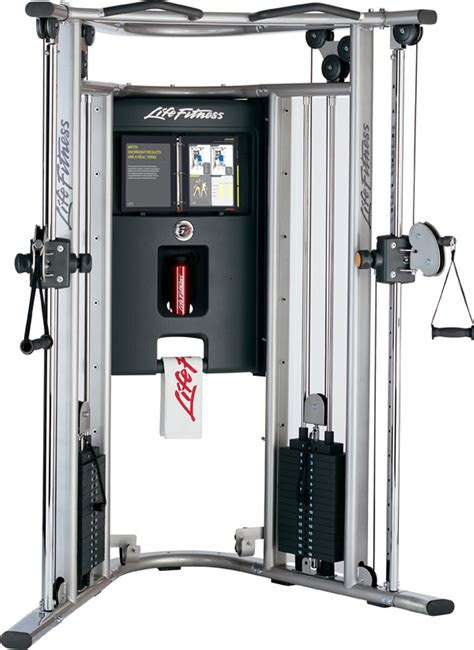 life fitness  dual adjustable pulley home gym