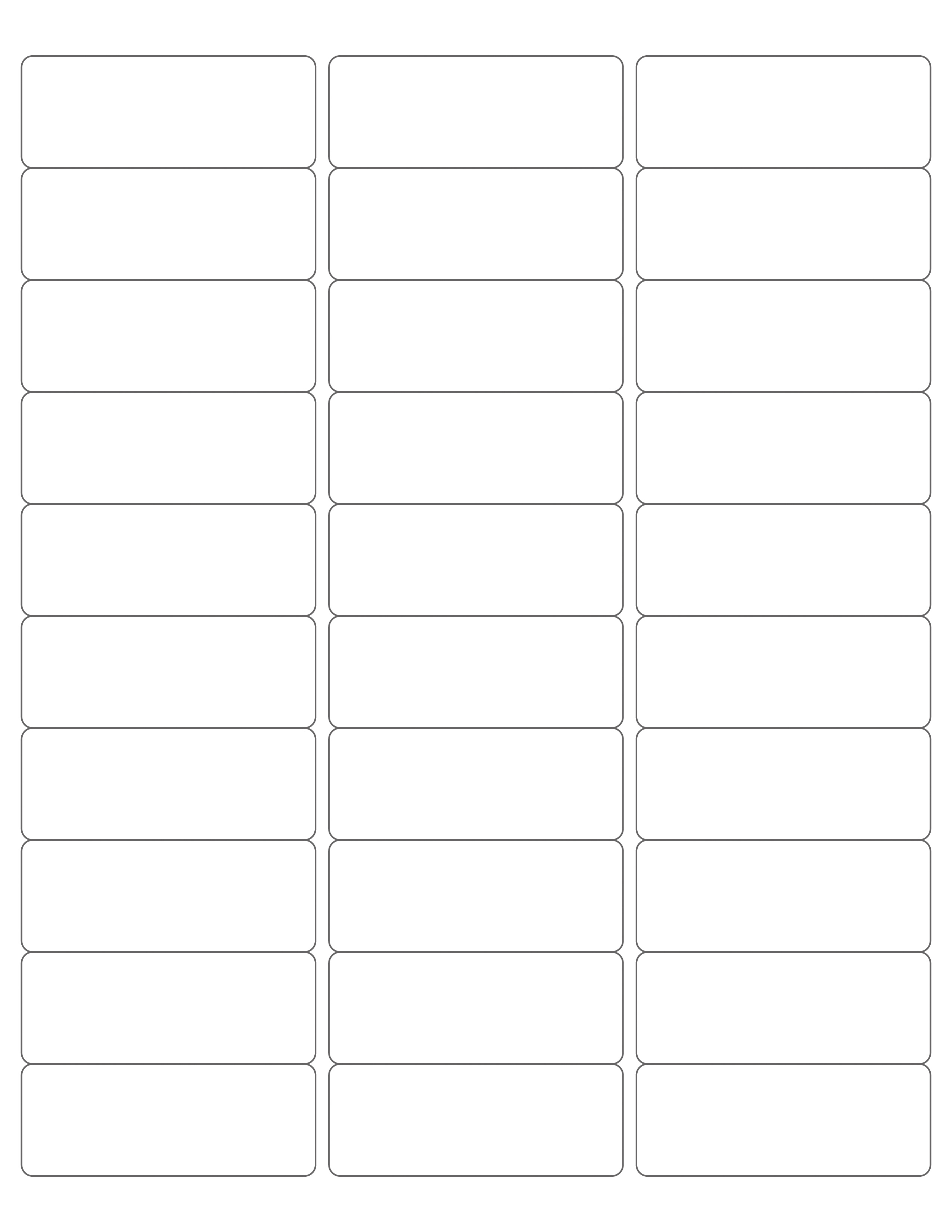 MR870 – 1″ x 2-5/8″ – US Letter Sheet – 30 Address Labels ...