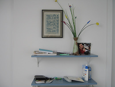 Entryway Shelf before Boxes