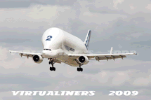 Airbus A300-600ST Beluga aterizando en EDHI