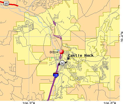 Castle Rock Co Zip Code Map 80104 Zip Code (Castle Rock, Colorado) Profile   homes, apartments 