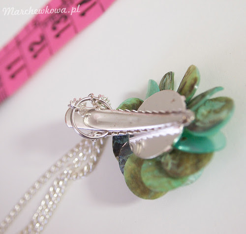 DIY Sweater Guard, klips do swetra, spinki krokodylki, łańcuszek, ogniwa sprężynkowe