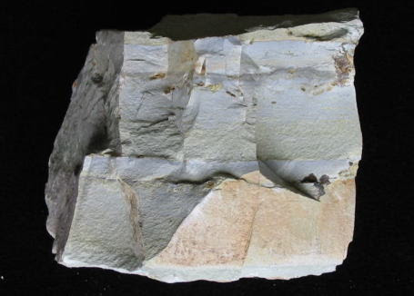 凝灰質砂岩 泥岩互層 姫路市麻生山 兵庫の山々 山頂の岩石 岩石標本室