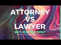 Lawyer Vs Attorney - What Is The Difference Between An Attorney Lawyer Barrister And Esquire / Well, while the searcher intent of the term.