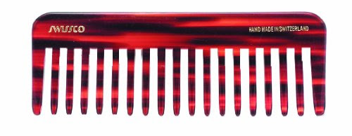 Swissco Tortoise Purse Comb Wide Tooth
