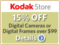 KODAK 15% OFF Digital Cameras & Frames $99 & up!