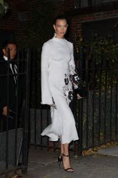 Karlie Kloss - Leaves Home to Event Black And White Gown in NYC 11/7/2016