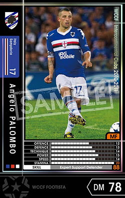 アンジェロ パロンボ Footistaカードデータ詳細