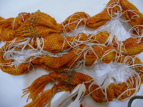 all tied up and ready for the dye pot