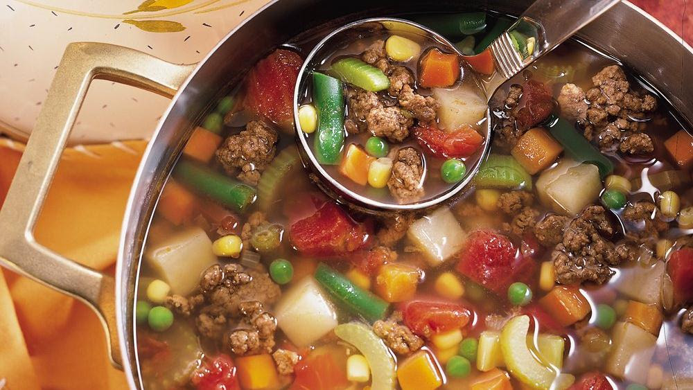 Family Hamburger Soup recipe from Pillsbury.com