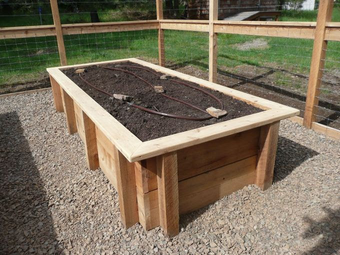 Pin Wooden Raised Bed Pyramid Planter Garden on Pinterest