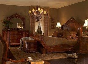 Aico Cortina Sleigh Bed - Foter