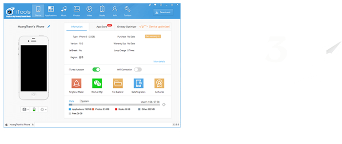 iTools 3.0 Data Migrate, Super Backup
