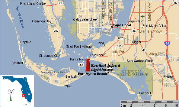 Sanibel Island Map Of Florida 2018