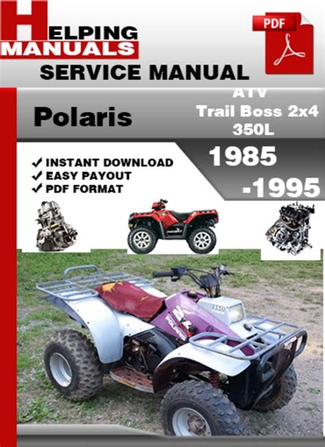 eBook Polaris Trail Boss 2x4 1990 Factory Service Repair Manual