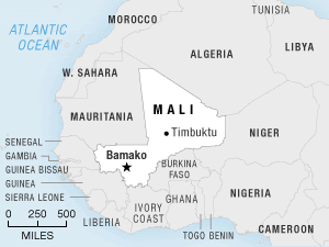 Map of Mali