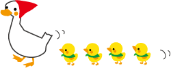 アヒル あひる イラスト 無料イラスト