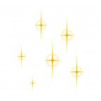 キラキラ光るイラスト素材 無料 商用可能 マンガ素材 イラレ用epsとpng画像素材集