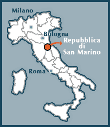 Repubblica Di San Marino Cartina