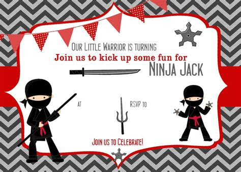Create free ninja birthday invitation flyers, posters, social media graphics and videos in minutes. nice free printable ninja birthday invitations template download this