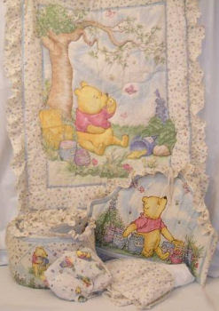 Nursery Wall  on Classic Winnie The Pooh Baby Bedding And Nursery Decorating Ideas