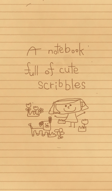 ノートにかわいい落書き 6 Line着せかえ 360円