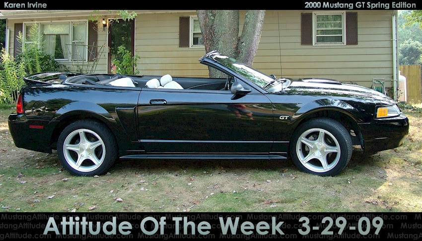 Black 2000 Ford Mustang Gt Spring Feature Convertible Mustangattitude Com Mobile