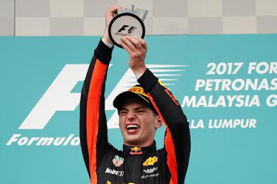 Max Verstappen won the 2017 Malaysia Grand Prix