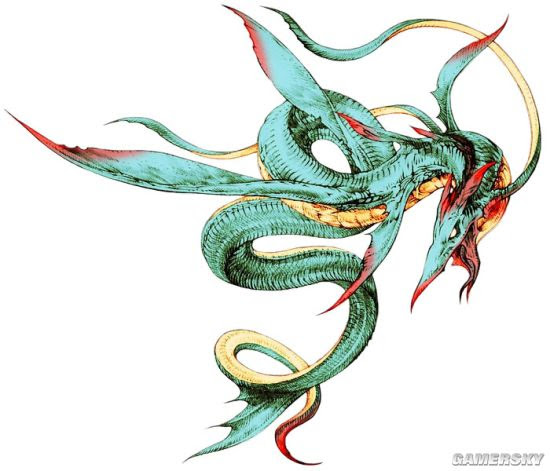最终幻想 系列召唤兽大全历代召唤兽图鉴及背景资料一览 利维坦 游民星空gamersky Com