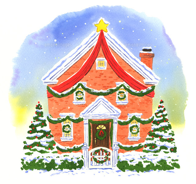 Japhouse クリスマス 家 イラスト