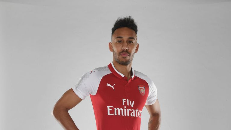 Aubameyang's shirt number is still to be confirmed
