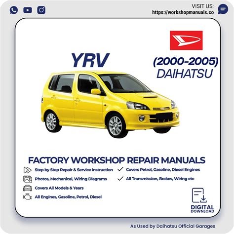 eBook Repair Manual Daihatsu Yrv 2000 2005