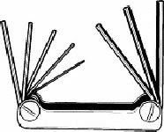 822058 HEX KEY 7PC METRIC