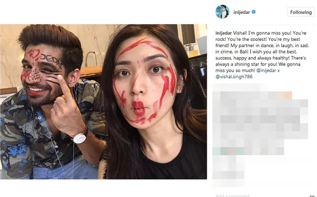Jedar sebut Vishal sebagai sahabat baik ©instagram/inijedar