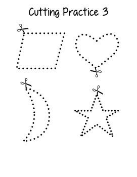 Between preschool and kindergarten, most kids have the fine motor ability to begin working on their scissors skills. cutting practice worksheets by love learning love teaching tpt
