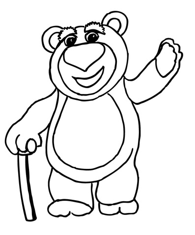 Bear Coloring Pages on Lots O Huggin Bear Coloring Page Jpg