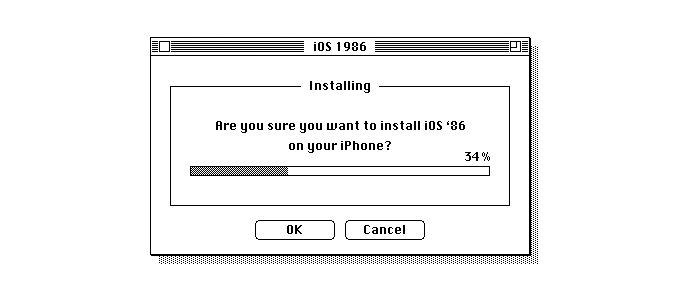 iOS '86 for iPhone
