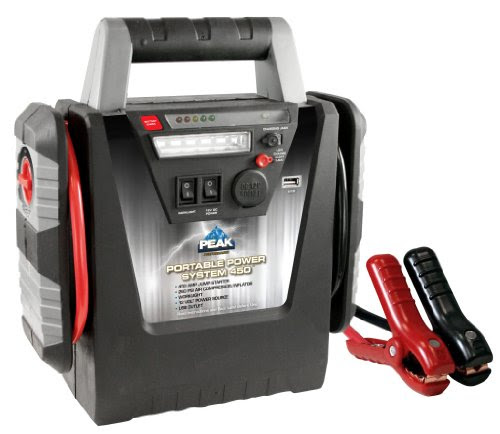 Peak PKCOBJ 450 Amp Jump Starter With Inflator