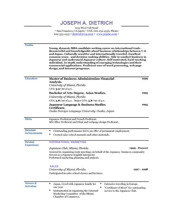 free resume template downloads 85 free resume templates to download by ...