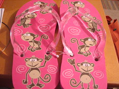 monkey flip flops