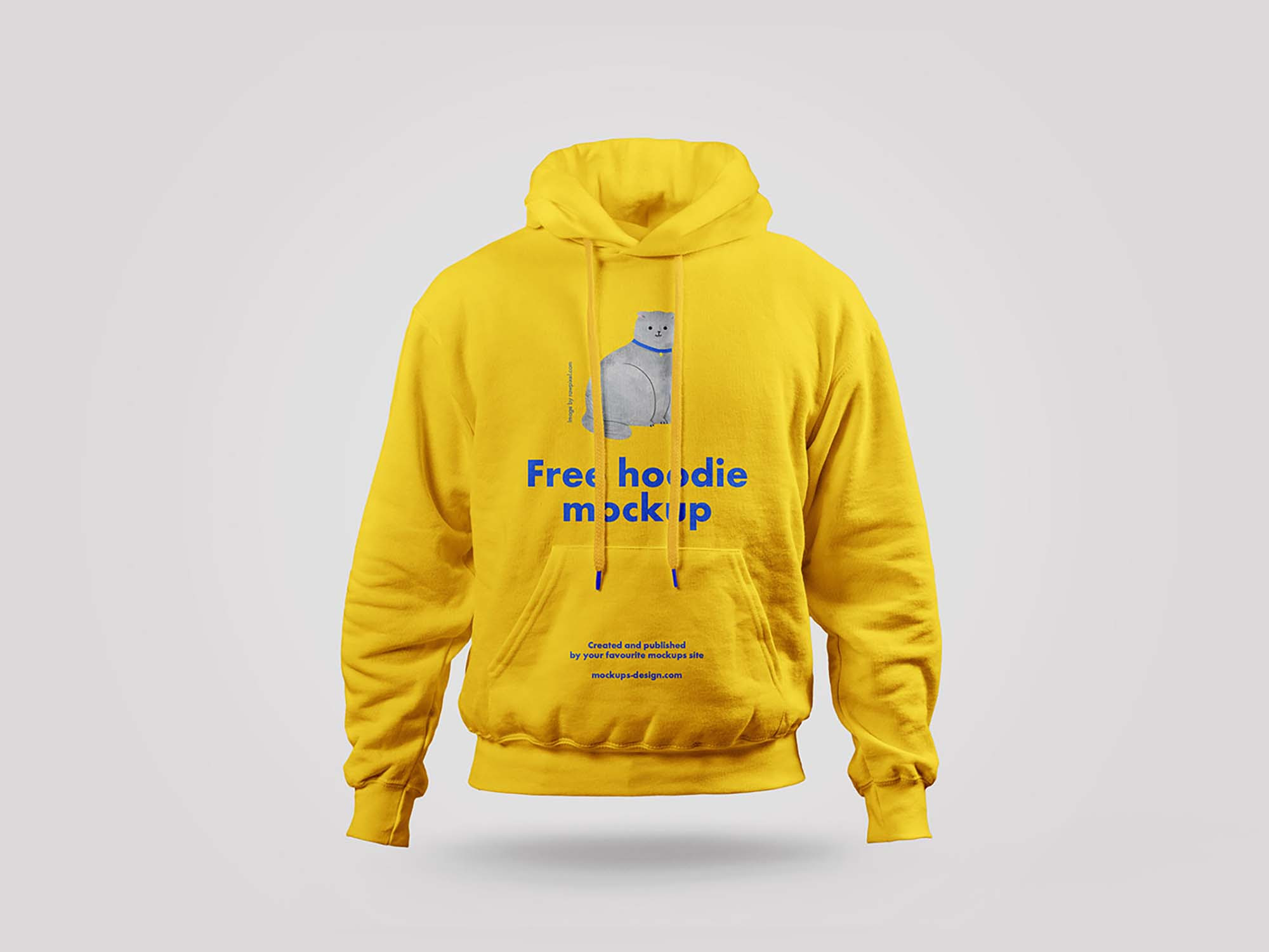 Free Simple Hoodie Mockup (PSD)