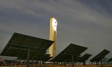^New advanced Abengoa Solar solar power tower. ^New advanced Abengoa Solar