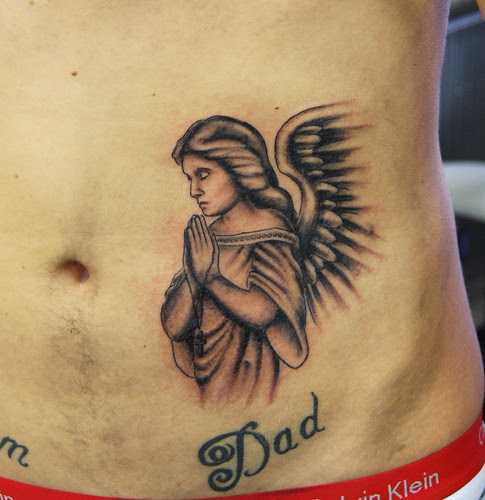  praying angel tattoo 