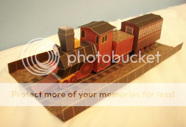 PAPERMAU: Kalimari's Desert Train Paper Model - by Nintendo Papercraft