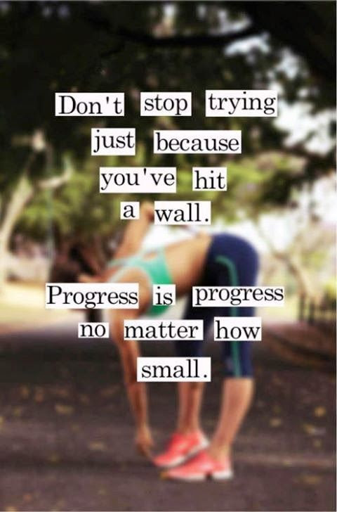 Progress is progress, no matter how small!