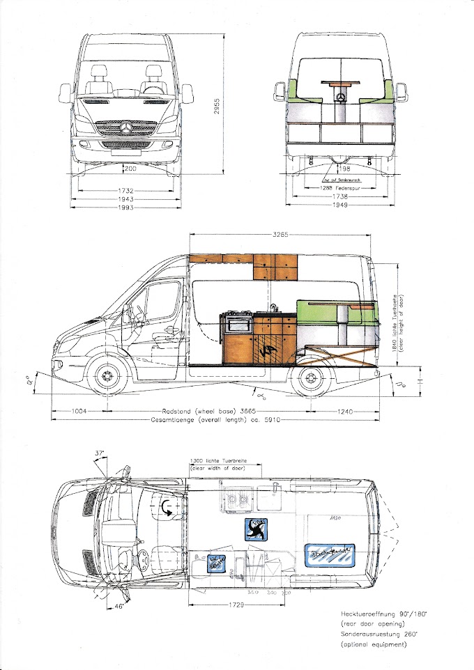 Mercedes Sprinter Grundriss