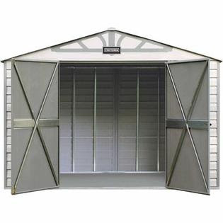 Craftsman 10' x 7' vinyl-coated steel shed: Rugged storage 