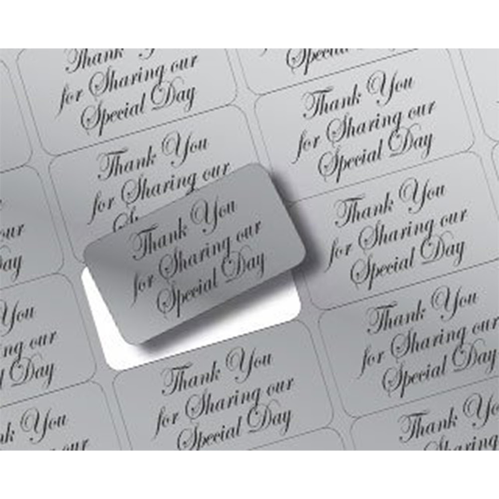 Mr-Label Extra Large Full A4 Sheet Matte Silver Label ...