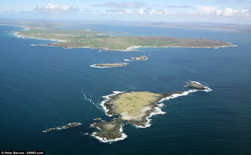 In comparison, Dunvillaun Beg island off the west coast of Ireland, is around 55 acres in size and recently sold for £85,000