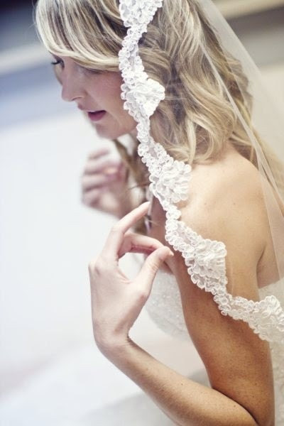 mantilla veil - Julie